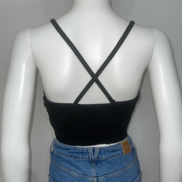 Olivaceous ribbed knit tank - Picture 6 of 7